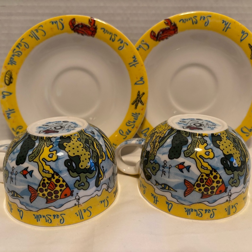 Paul Cardew Cups set design Sea Shells On Sea Shore